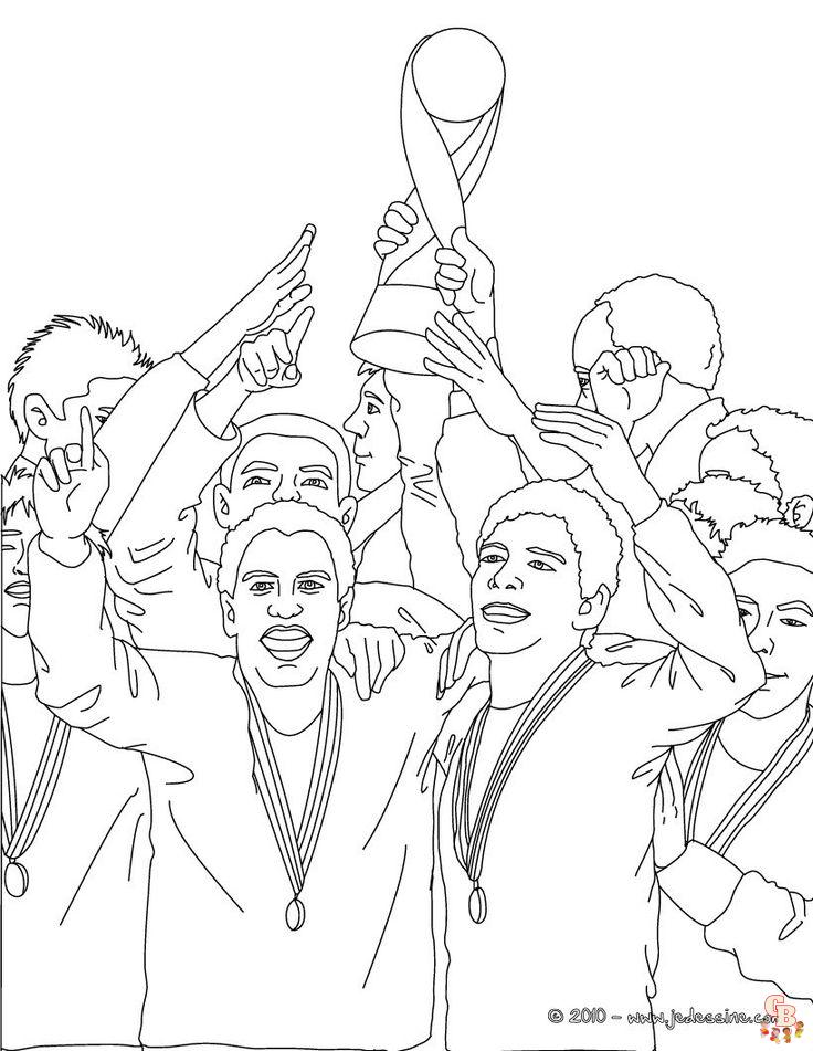 Coloriage Coupe du Monde