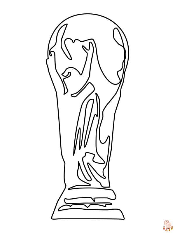 Coloriage Coupe du Monde