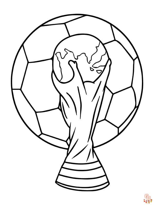 Coloriage Coupe du Monde