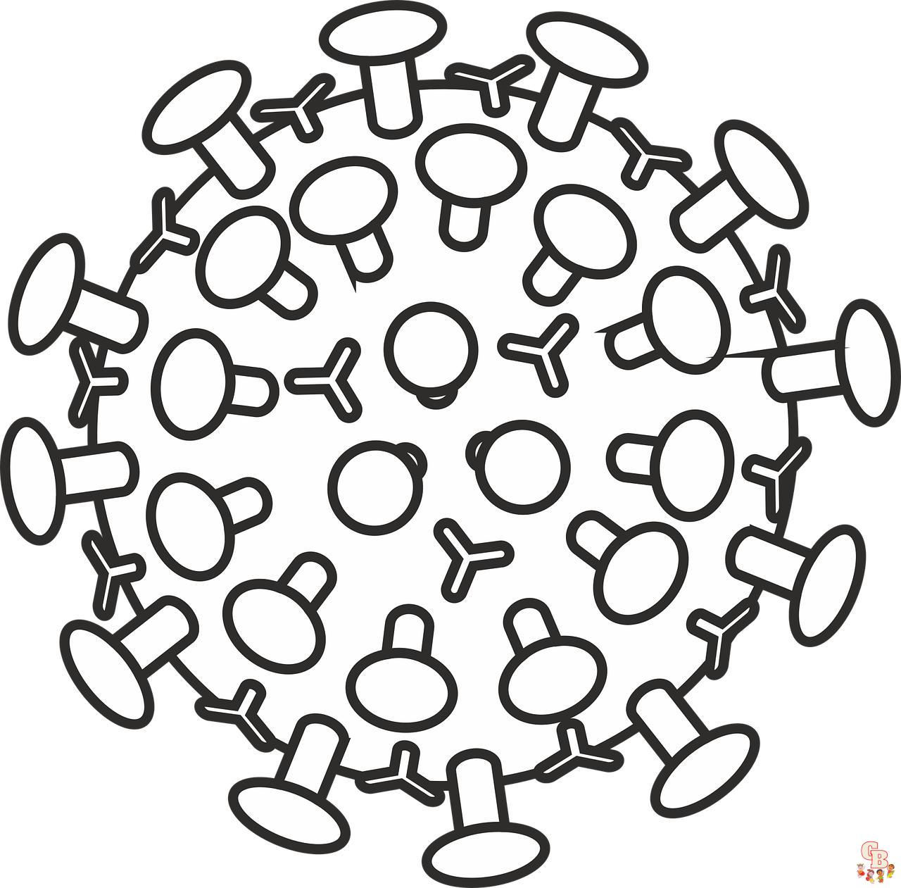 Coloriage Covid Coronavirus