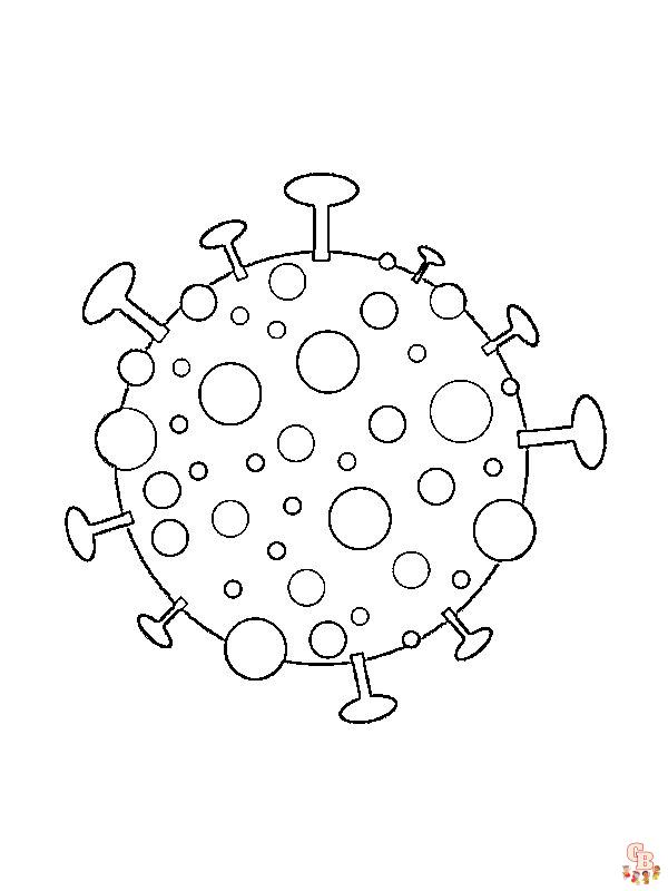 Coloriage Covid Coronavirus