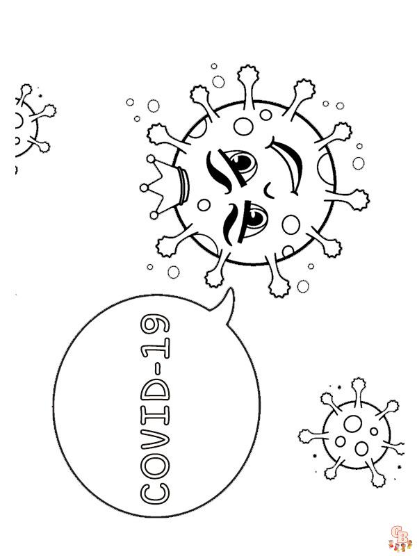 Coloriage Covid Coronavirus