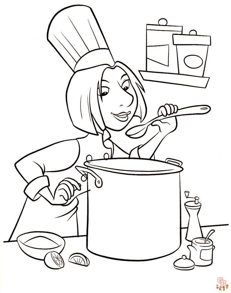 Coloriage Cuisine