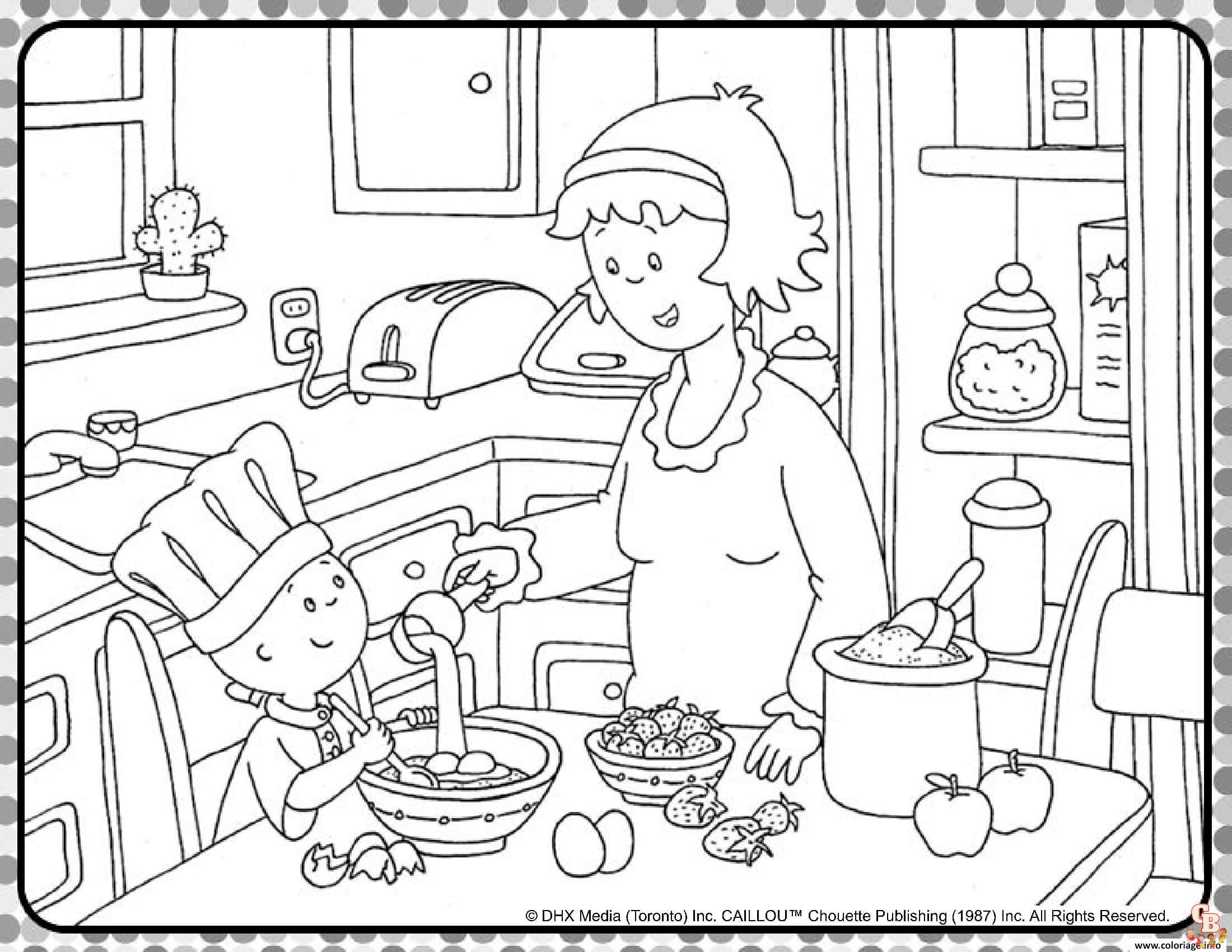 Coloriage Cuisine