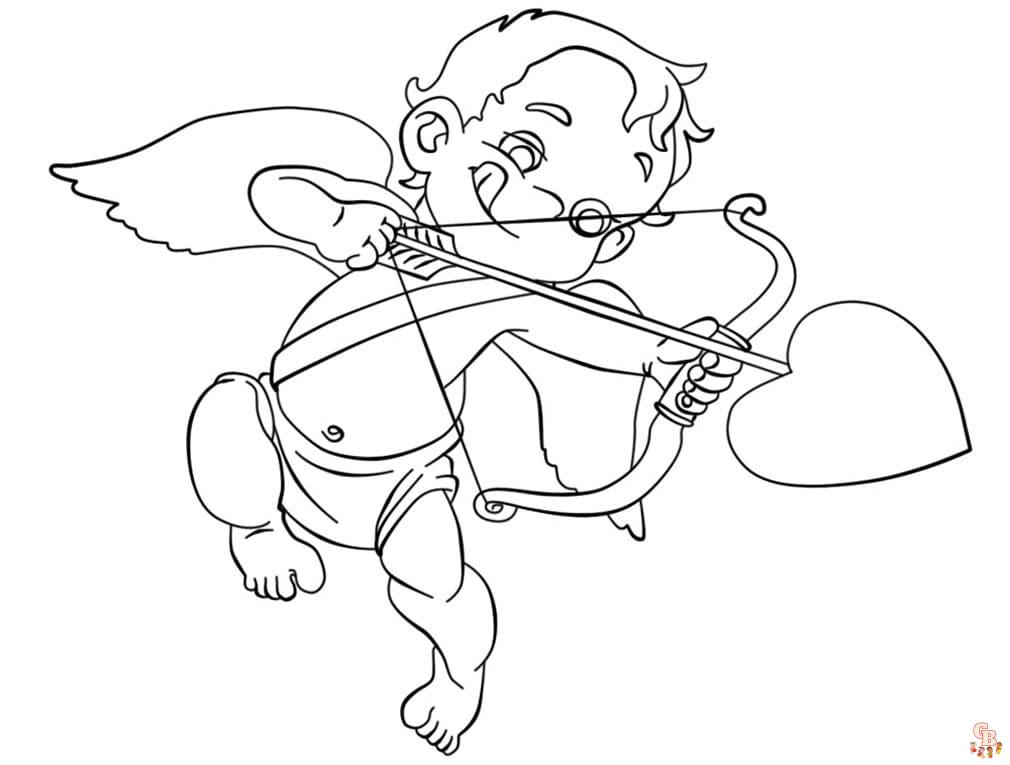 Coloriage Cupidon