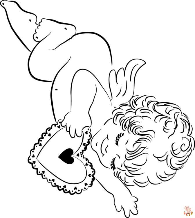 Coloriage Cupidon