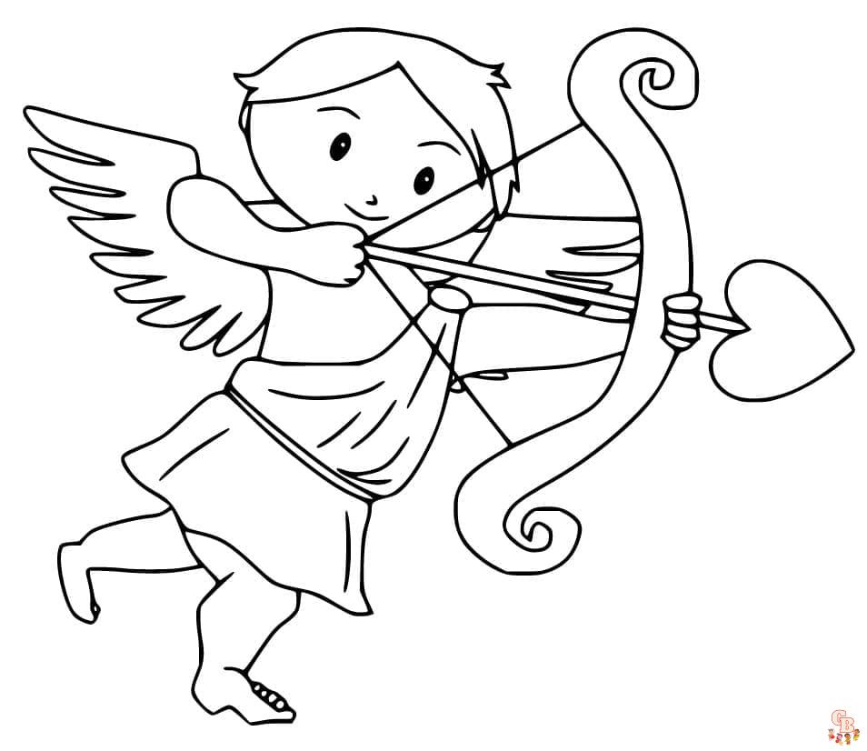 Coloriage Cupidon