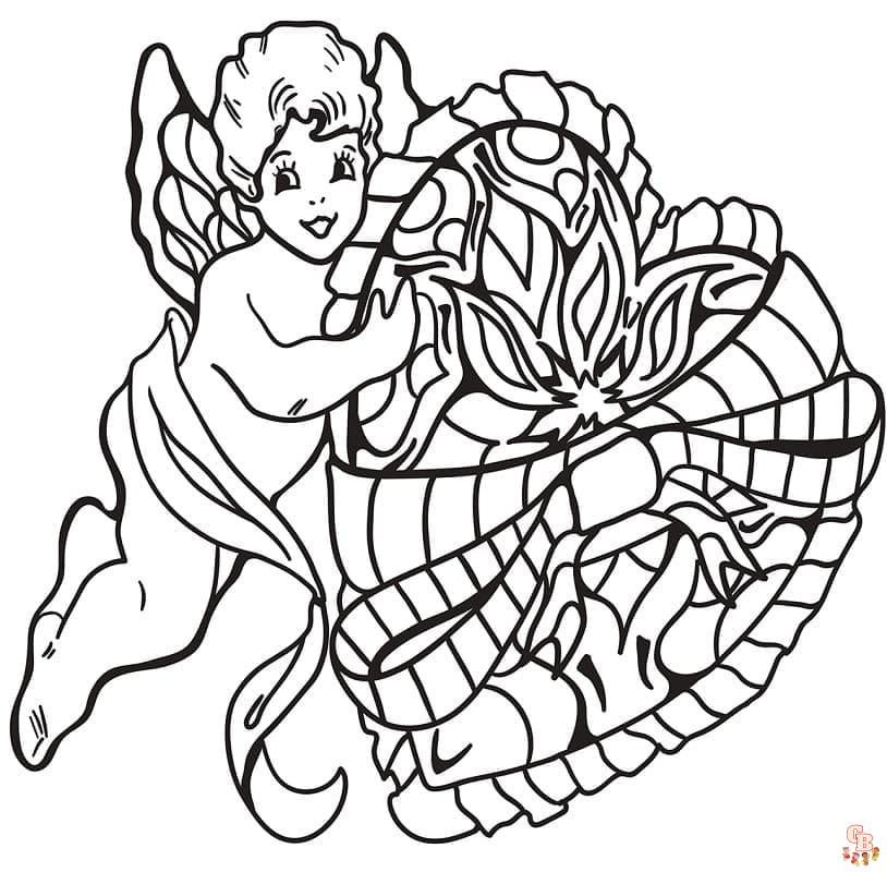 Coloriage Cupidon