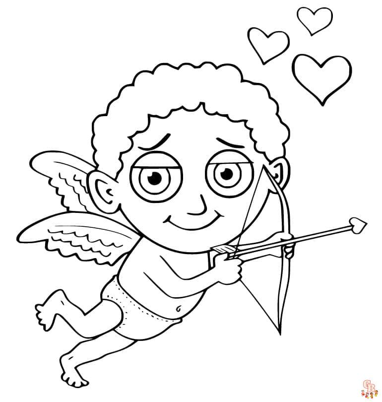 Coloriage Cupidon