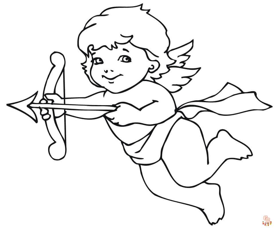 Coloriage Cupidon