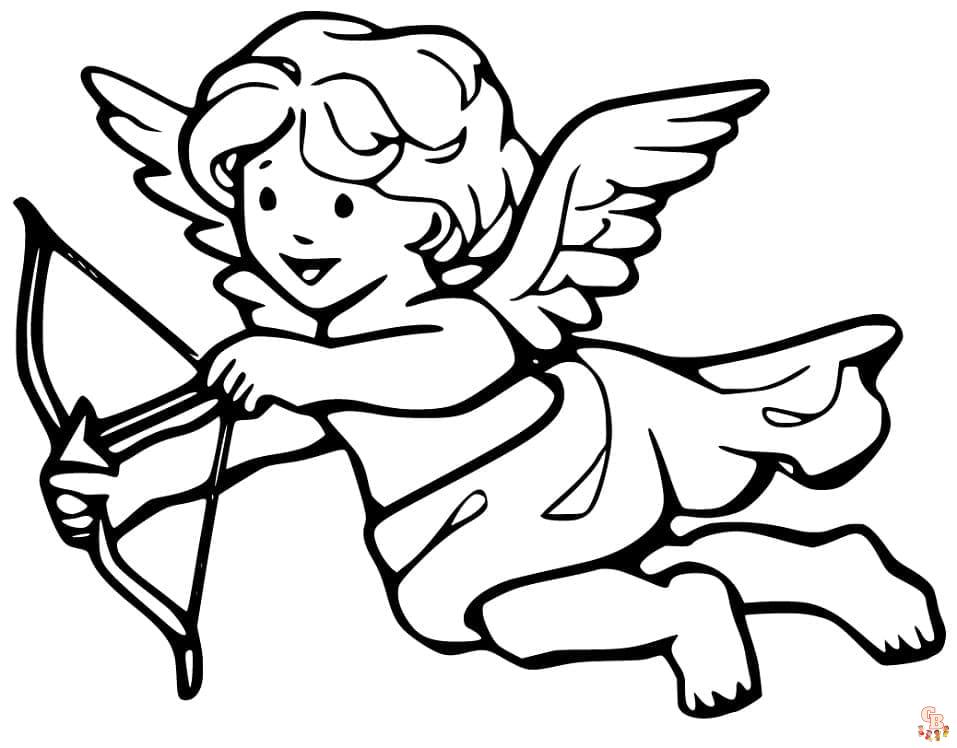 Coloriage Cupidon