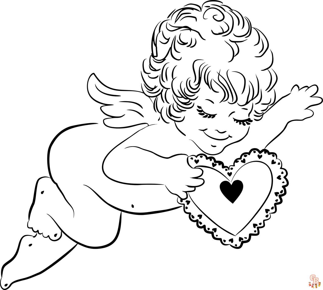 Coloriage Cupidon