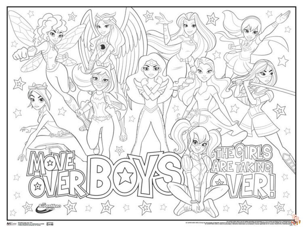 Coloriage DC Super Hero Girls