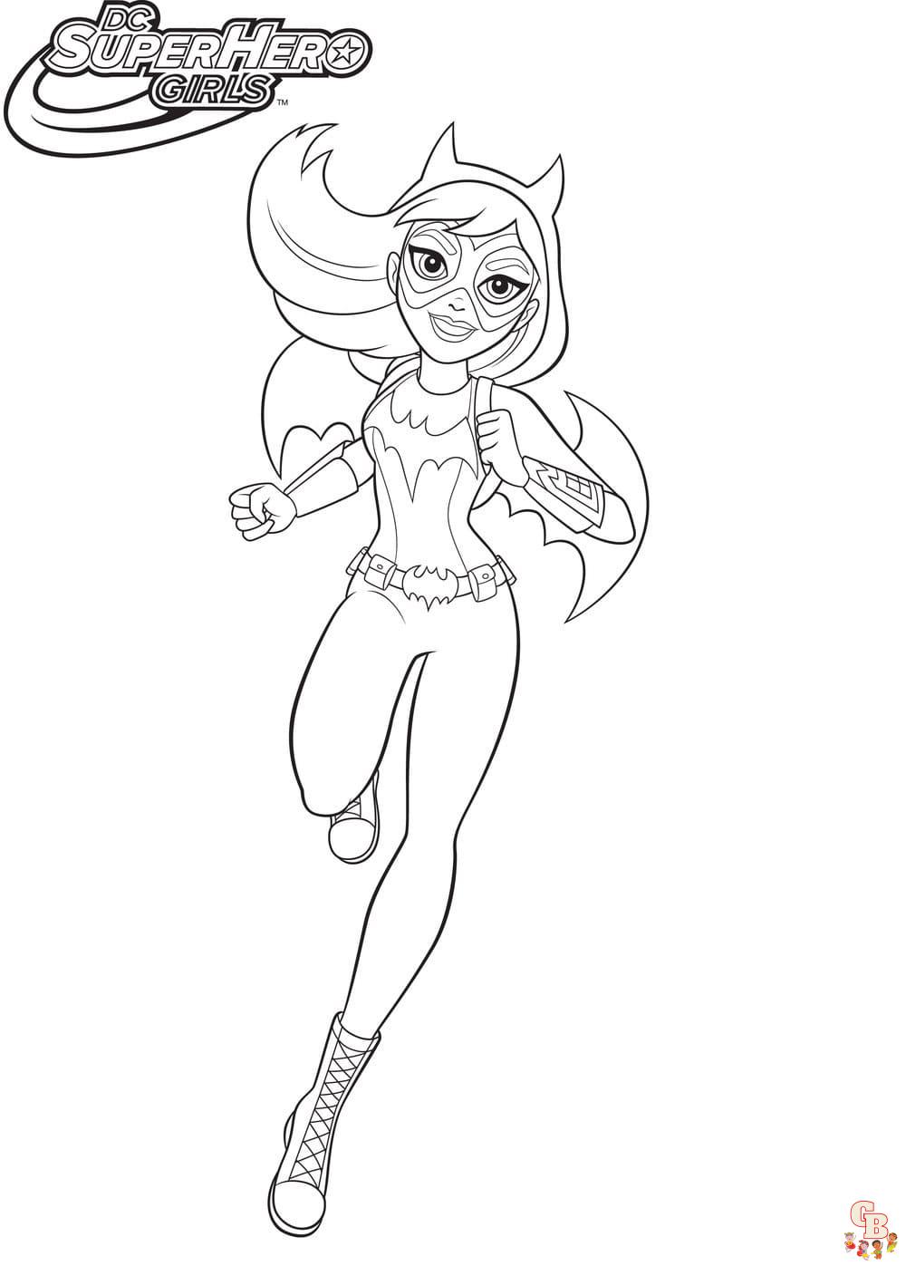 Coloriage DC Super Hero Girls