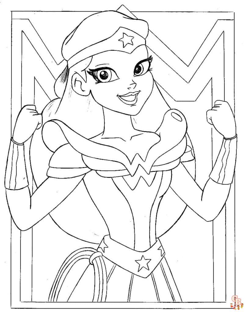 Coloriage DC Super Hero Girls