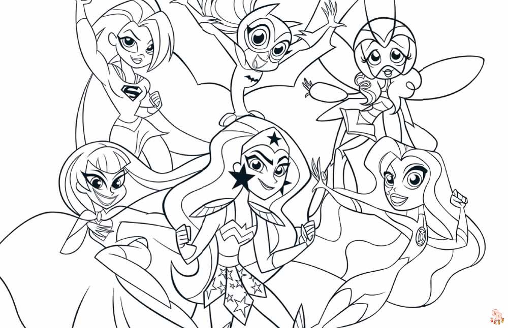 Coloriage DC Super Hero Girls