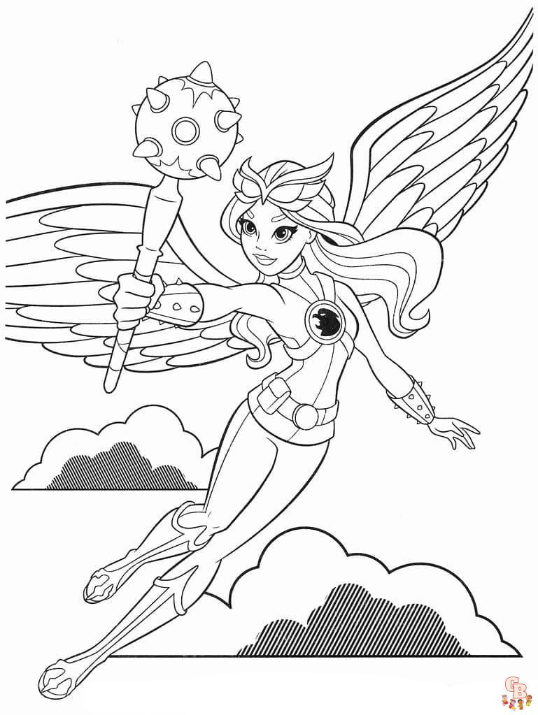 Coloriage DC Super Hero Girls