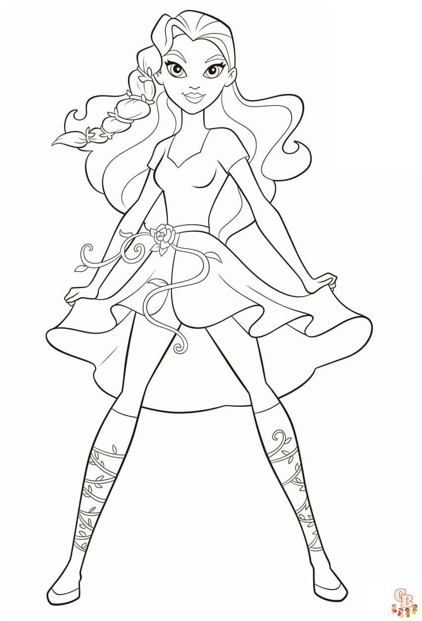 Coloriage DC Super Hero Girls