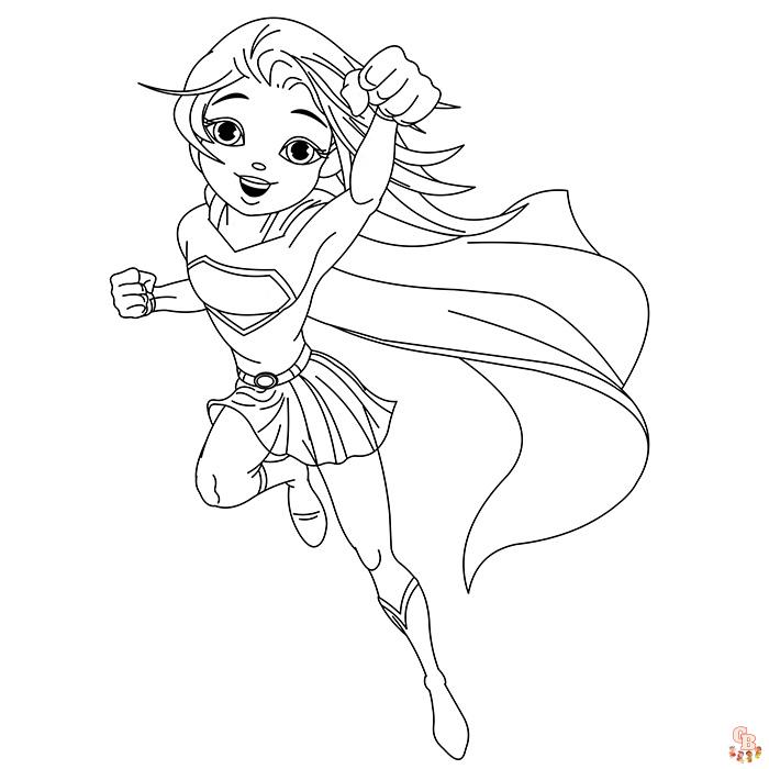 Coloriage DC Super Hero Girls