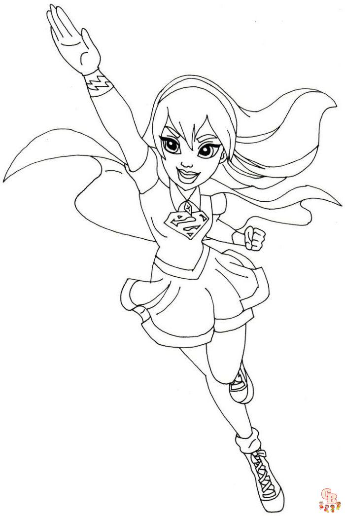 Coloriage DC Super Hero Girls