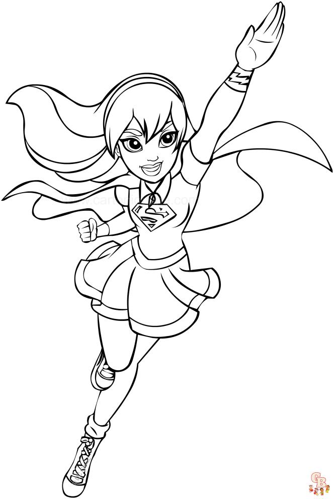 Coloriage DC Super Hero Girls