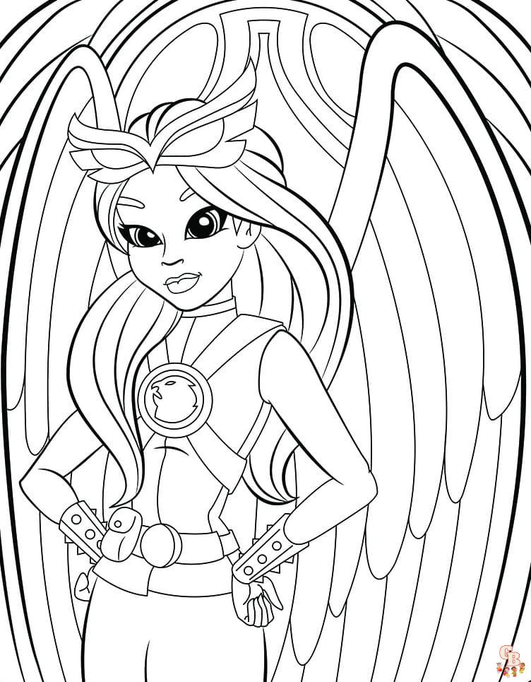 Coloriage DC Super Hero Girls