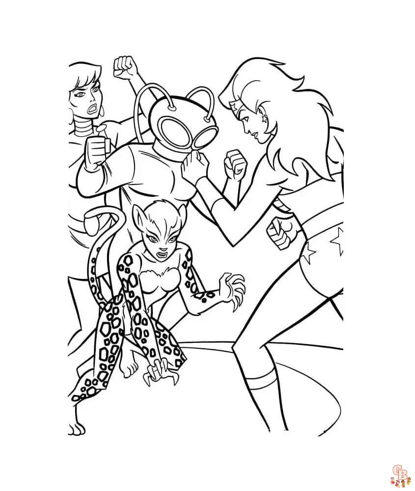 Coloriage DC Super Hero Girls