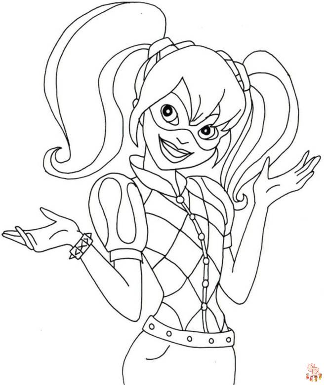 Coloriage DC Super Hero Girls