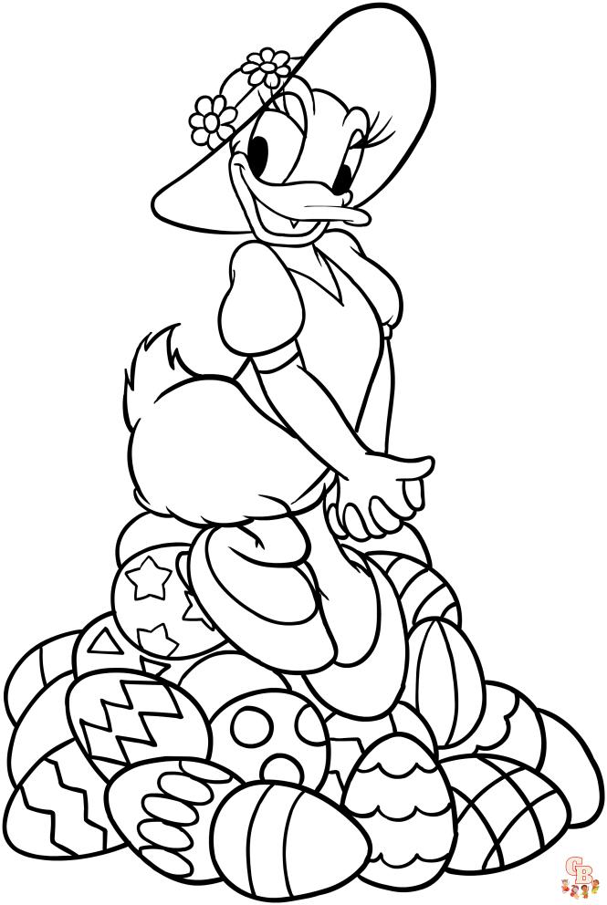 Coloriage Daisy Duck