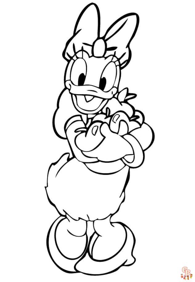 Coloriage Daisy Duck