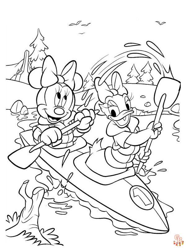 Coloriage Daisy Duck