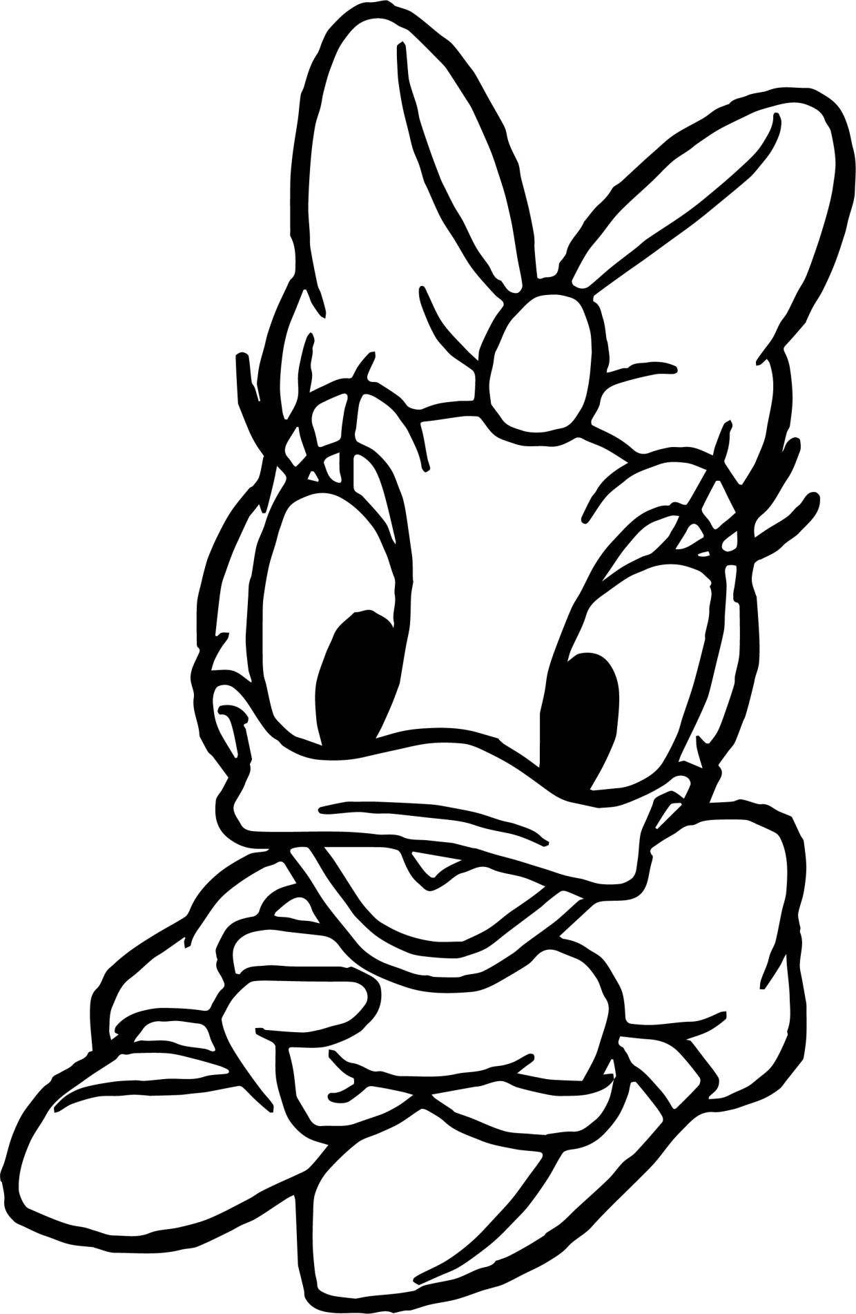 Coloriage Daisy Duck