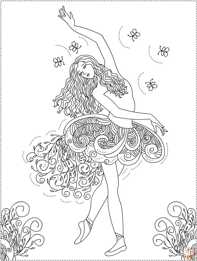 Coloriage Danseuses