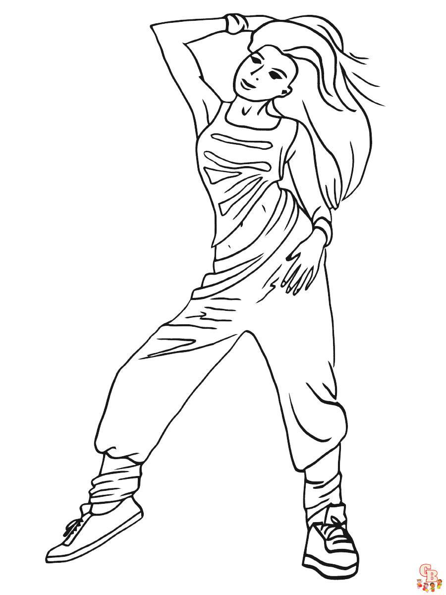 Coloriage Danseuses