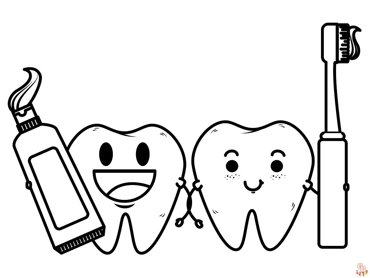 Coloriage Dentiste