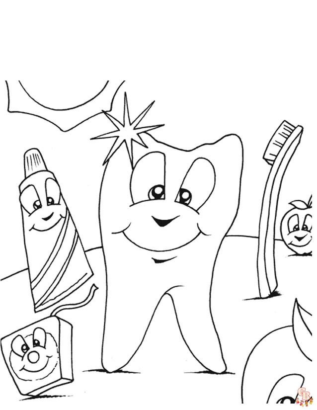 Coloriage Dentiste