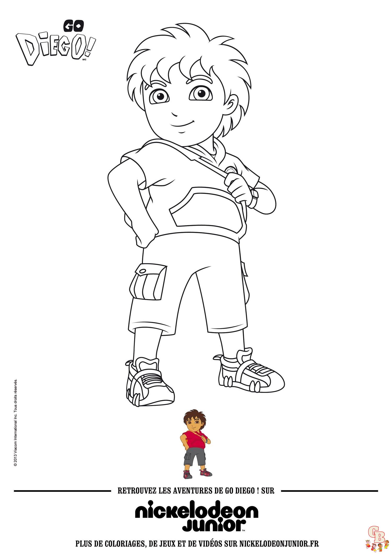 Coloriage Diego