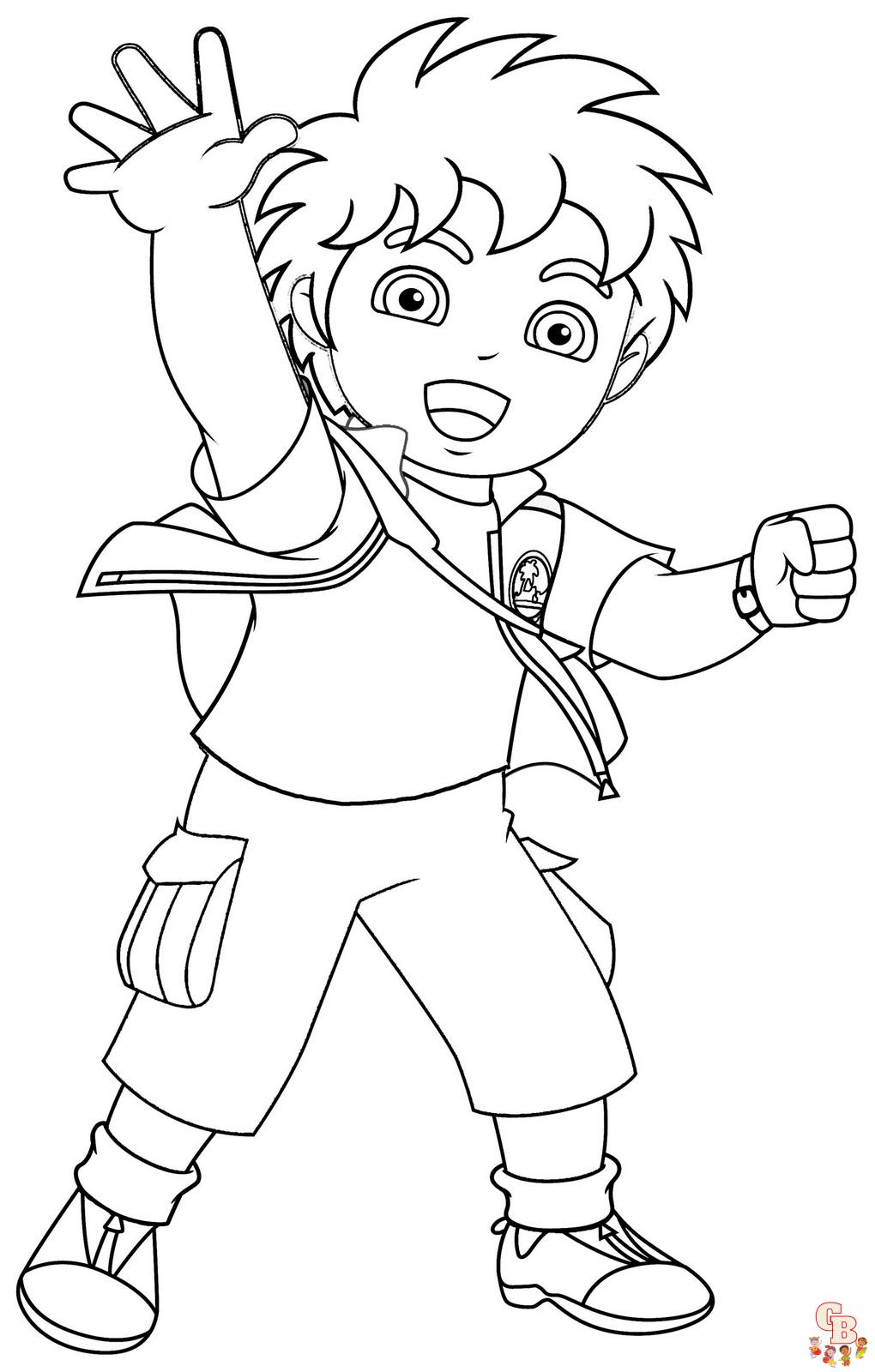 Coloriage Diego