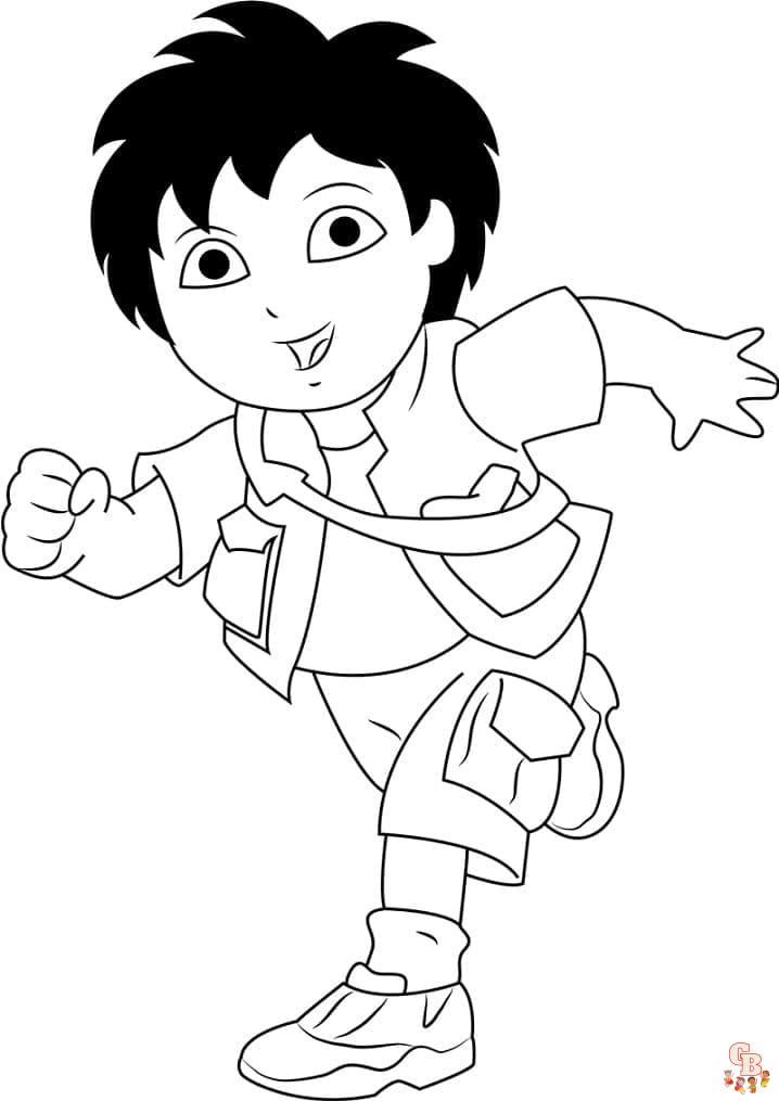 Coloriage Diego