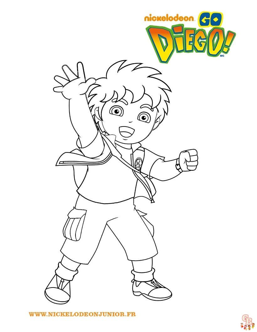 Coloriage Diego