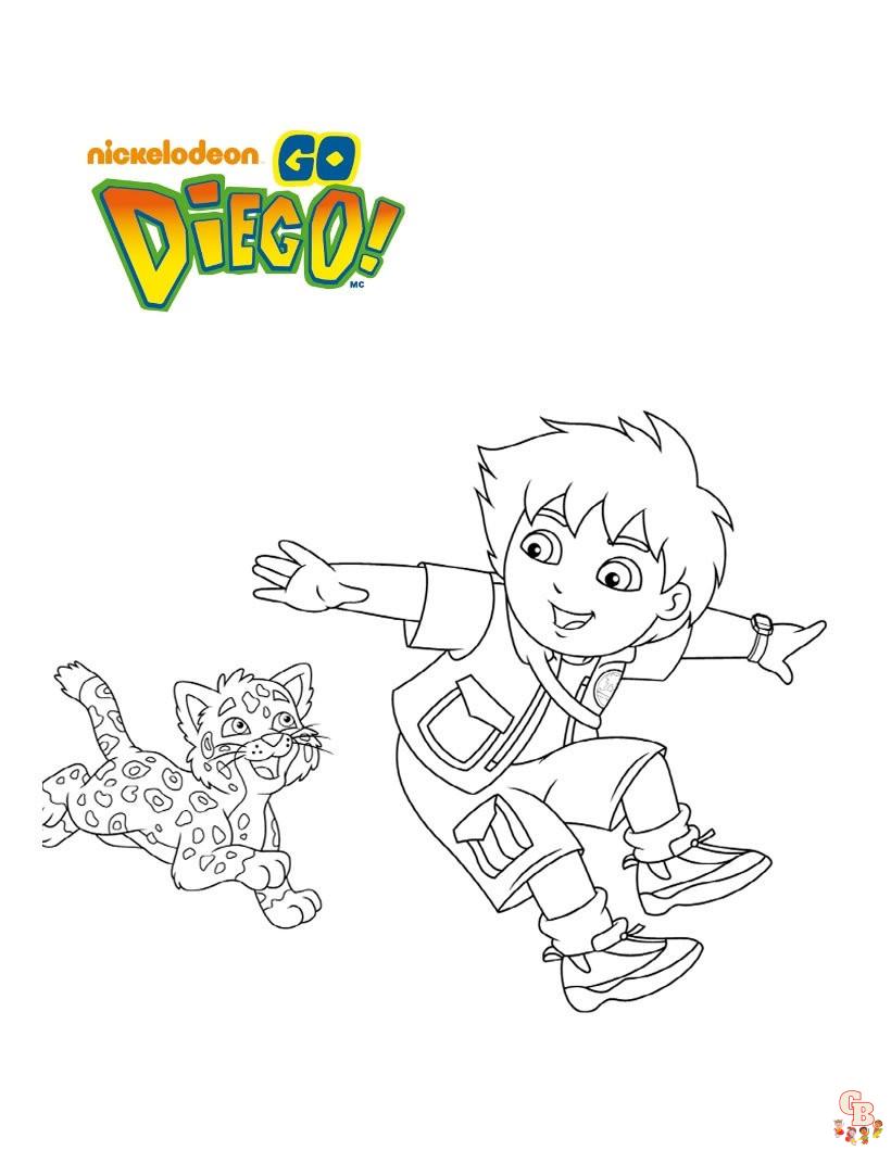 Coloriage Diego