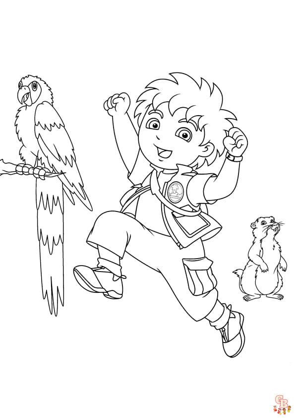 Coloriage Diego