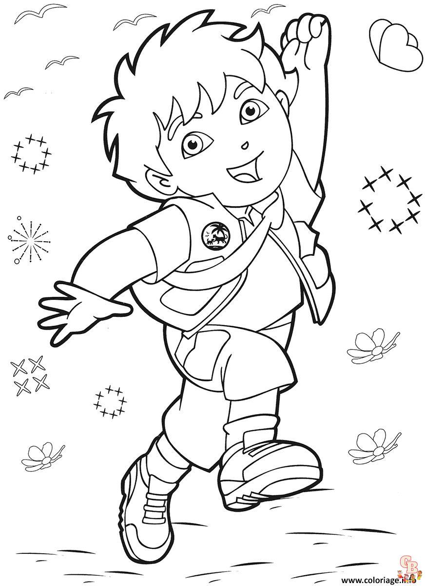 Coloriage Diego