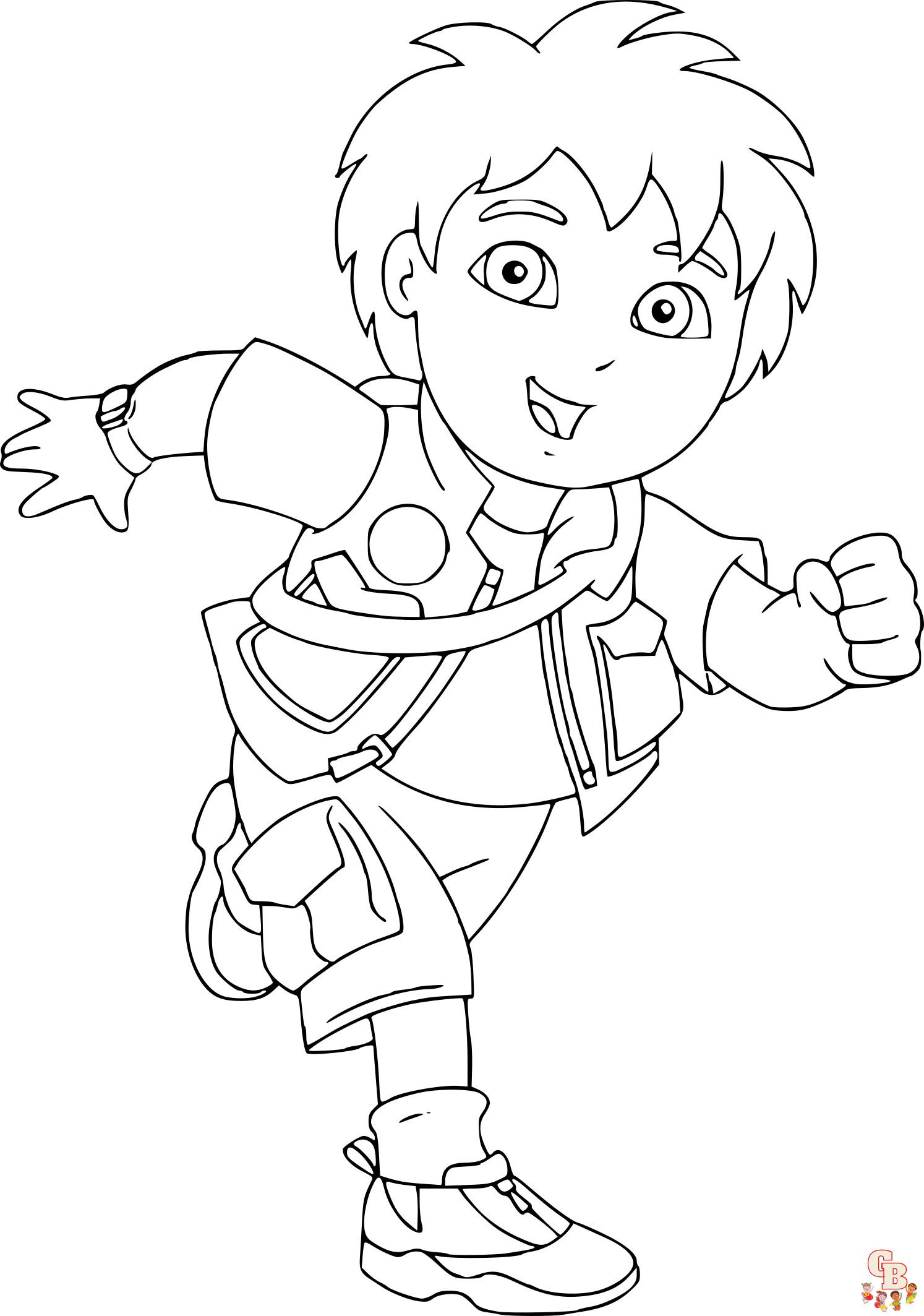 Coloriage Diego