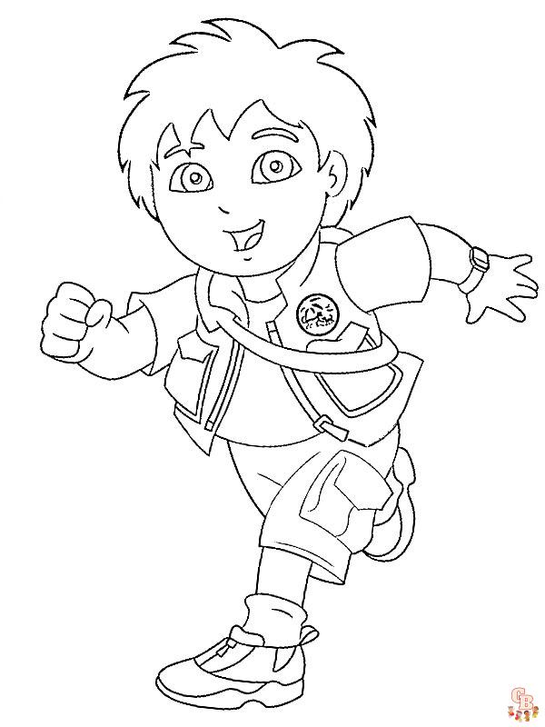 Coloriage Diego