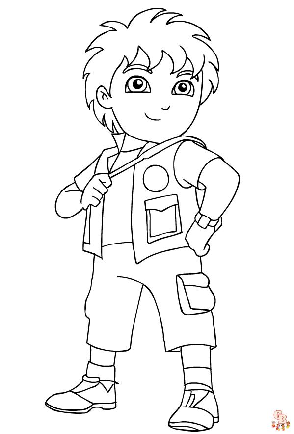 Coloriage Diego