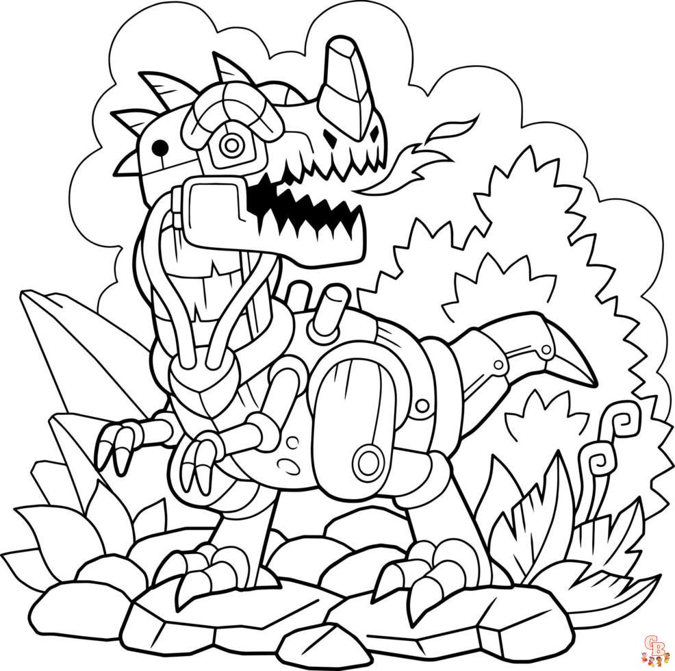 Coloriage Dinotrux