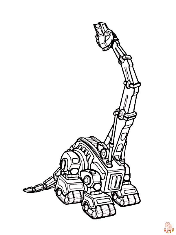 Coloriage Dinotrux