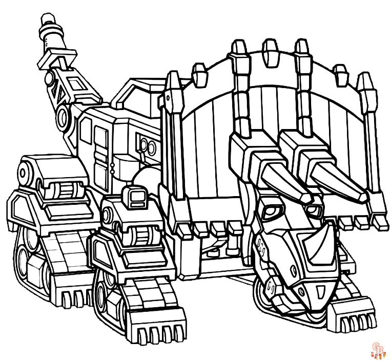 Coloriage Dinotrux