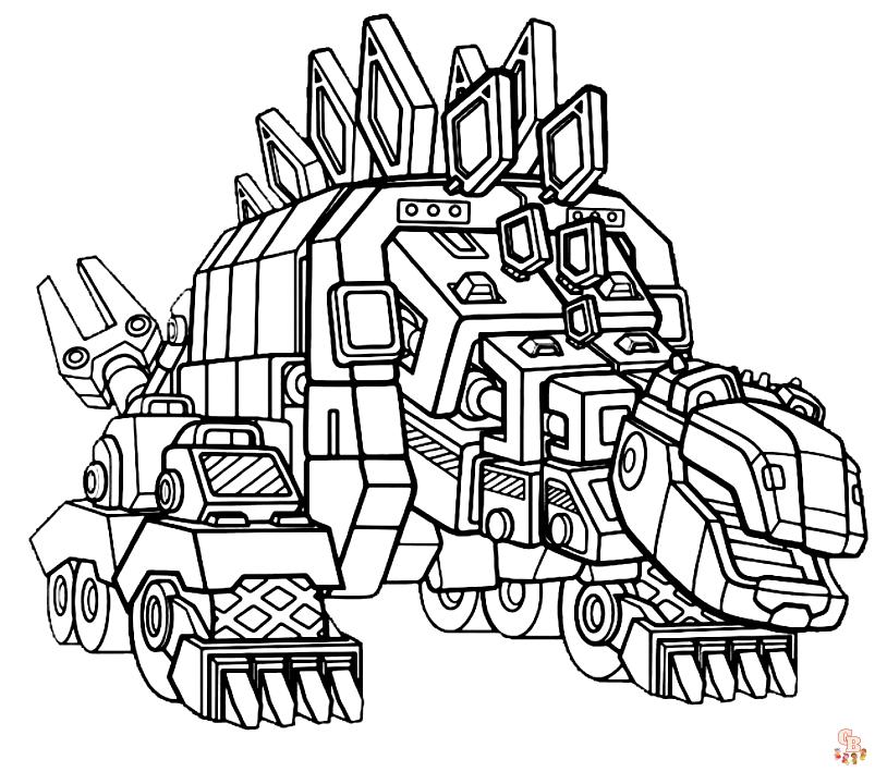 Coloriage Dinotrux